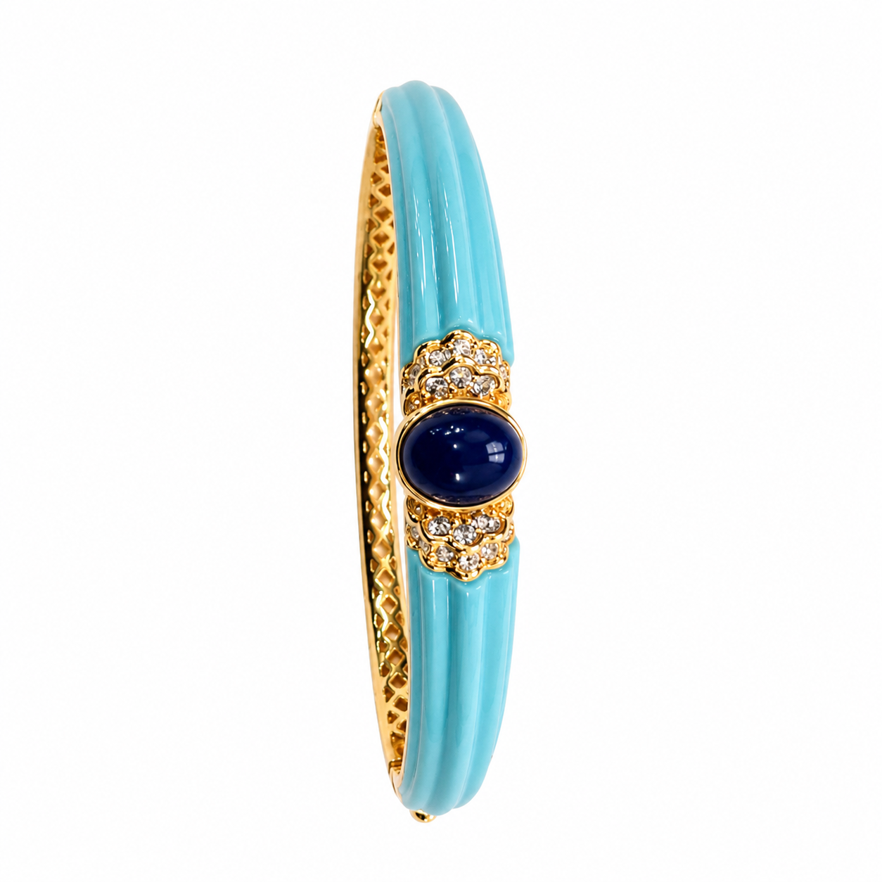 Lacquer Cuff - Turquoise