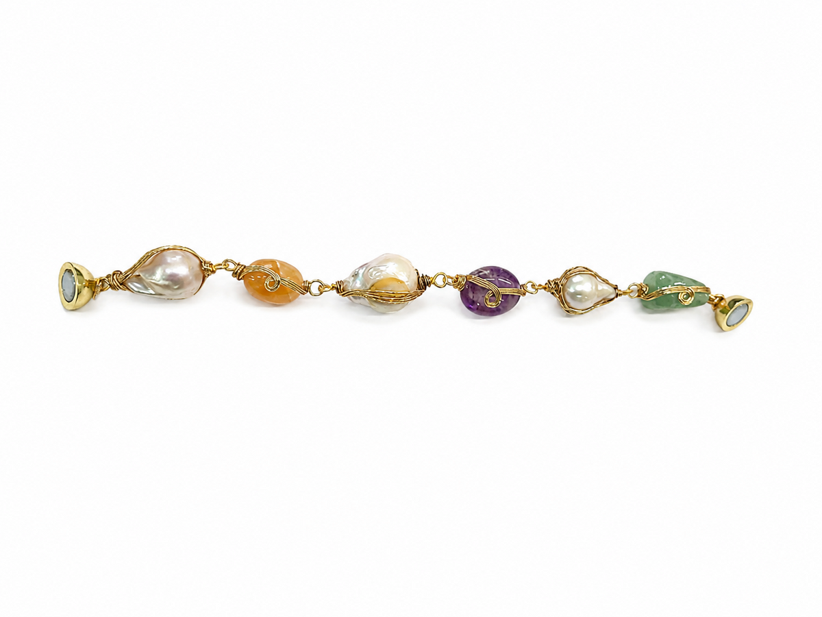 Eden Bracelet - Multi / Sea Green