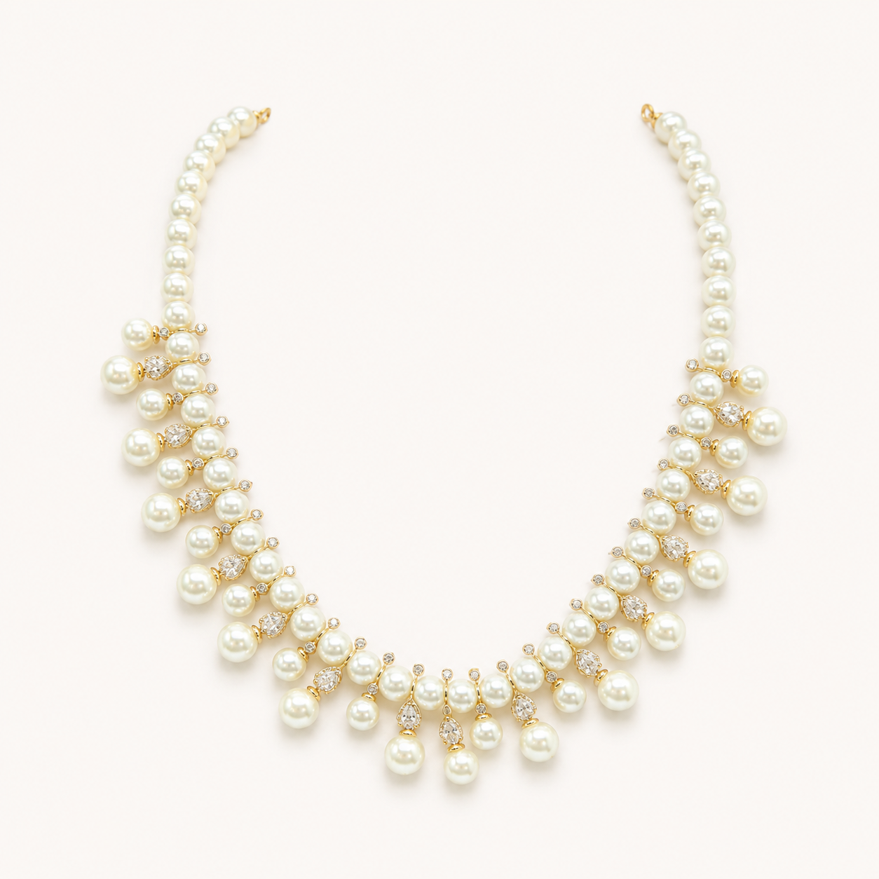 Pearl Cascade Necklace