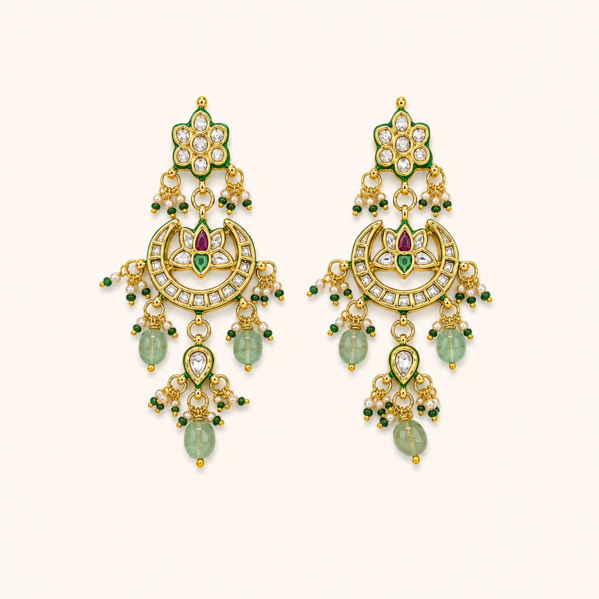 Meher Collection - Chand Choker Mint Beads