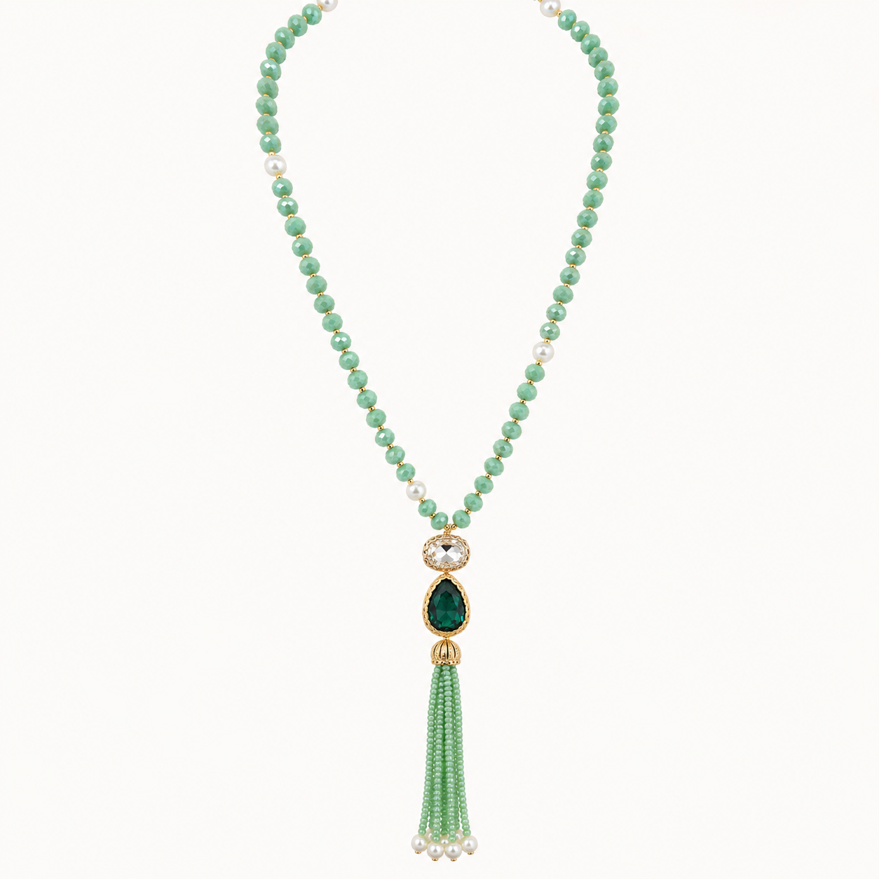 Jade Cascade Lariat