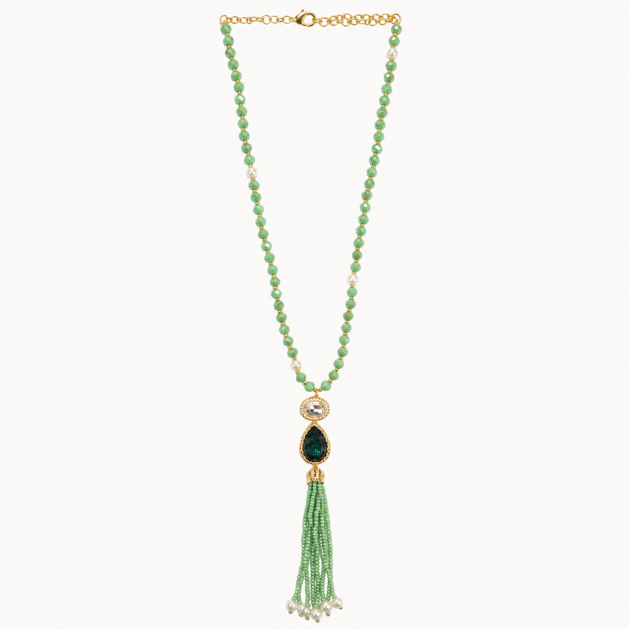 Jade Cascade Lariat