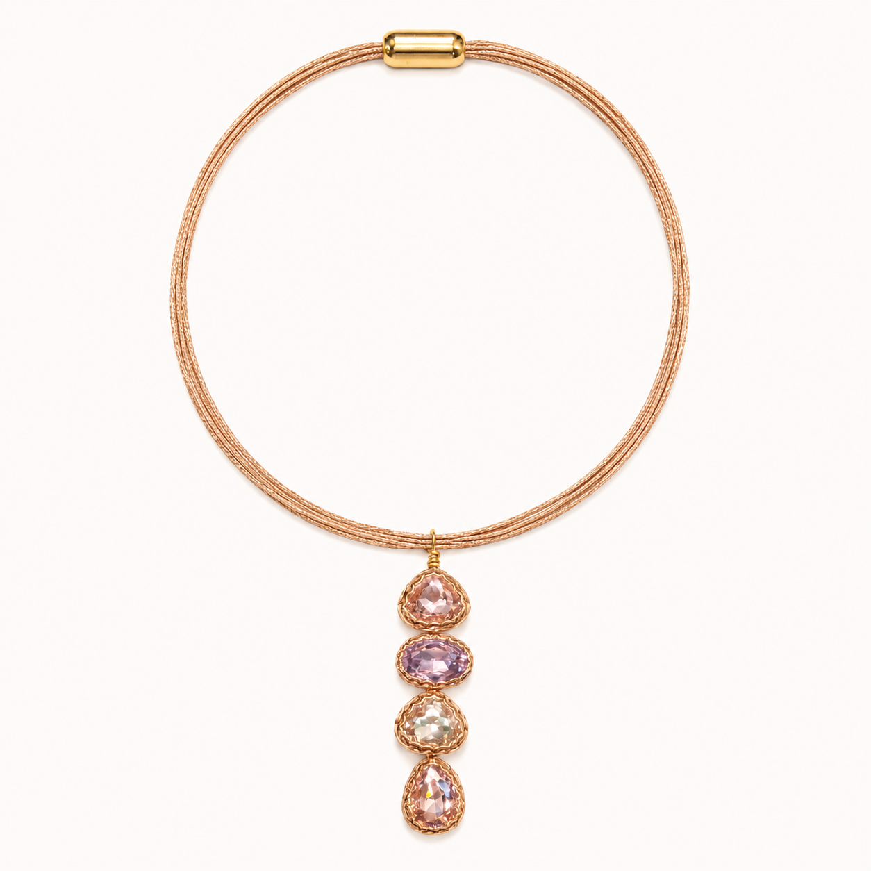 Blush Cascade Necklace
