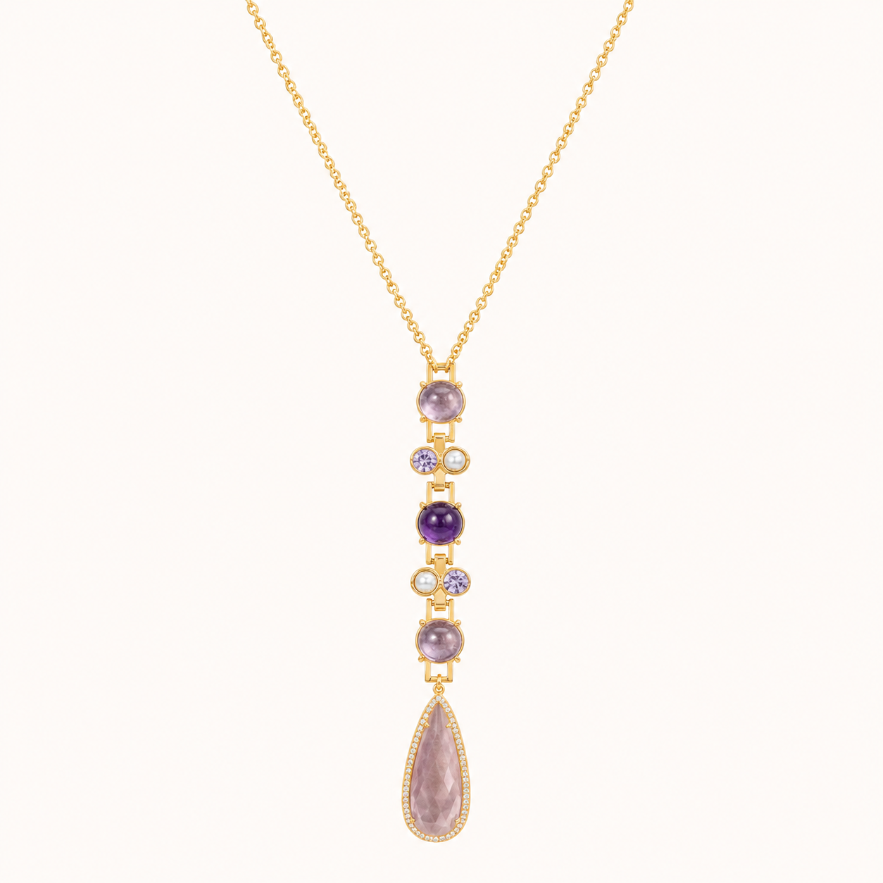 Multicolour Gem Stone Necklace