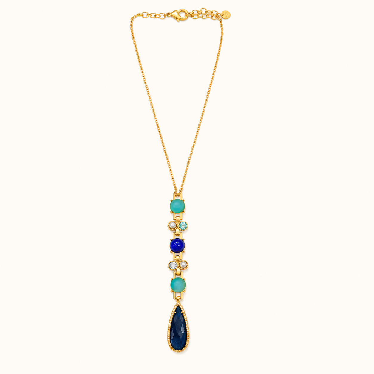 Multicolour Gem Stone Necklace