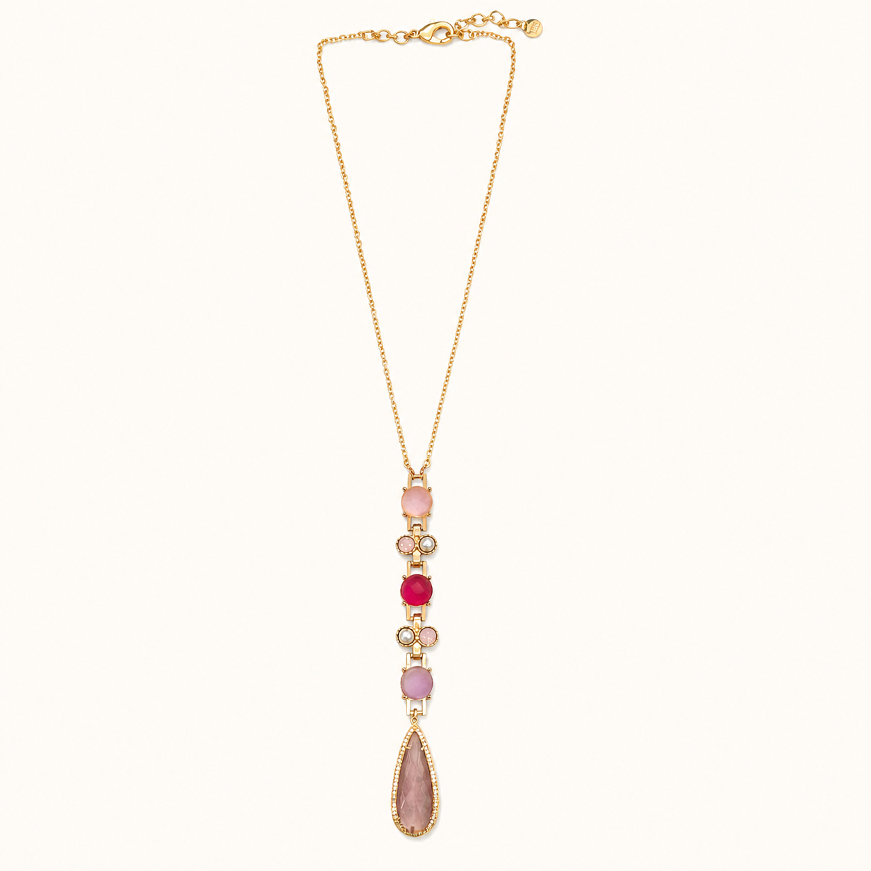 Multicolour Gem Stone Necklace