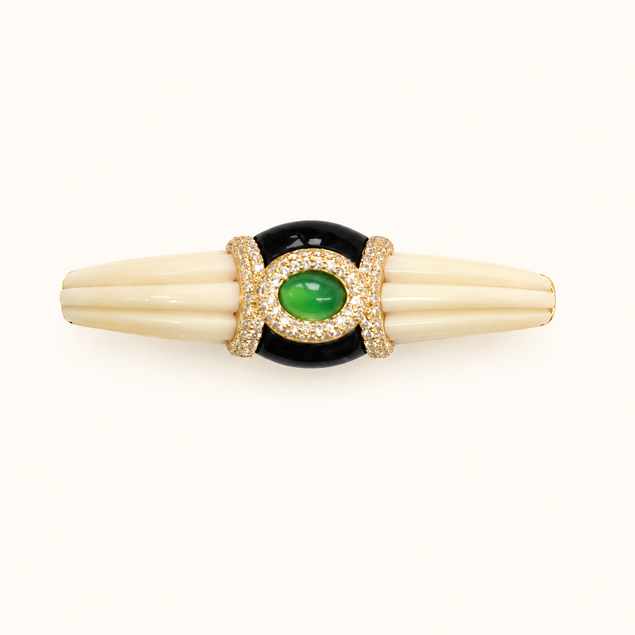 Lacquer and Ivory Cuff