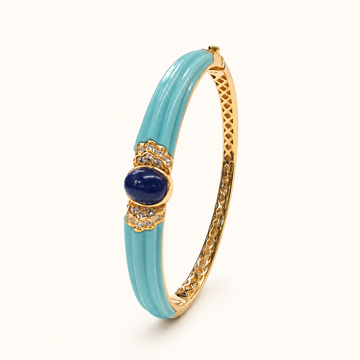 Lacquer Cuff - Turquoise