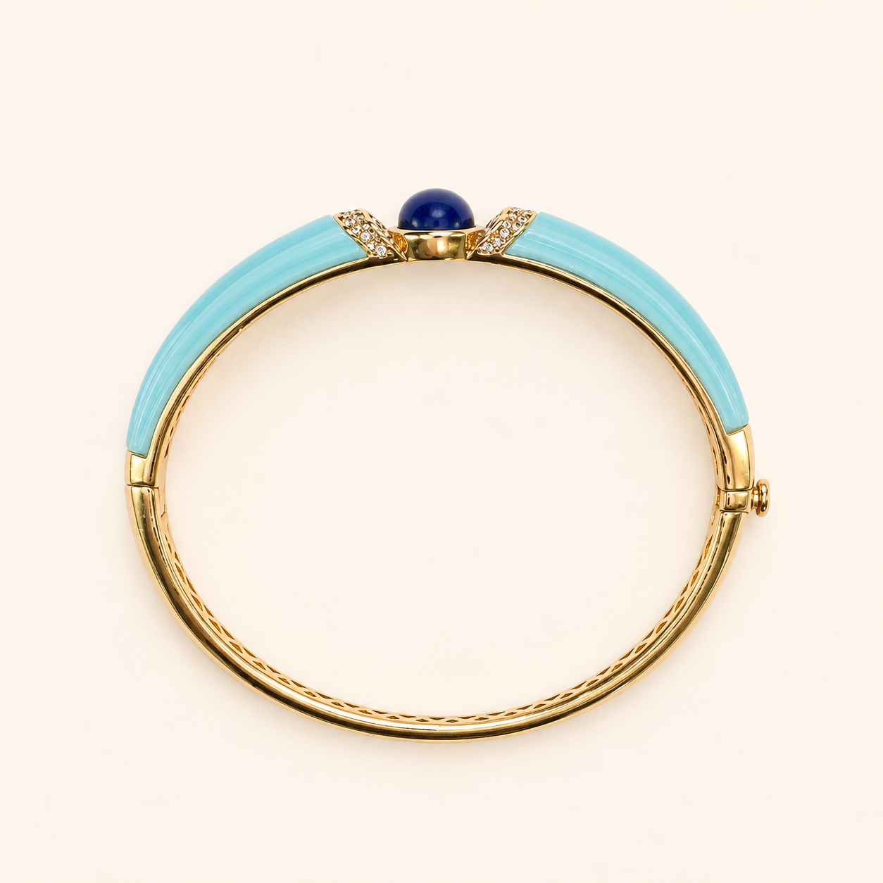 Lacquer Cuff - Turquoise