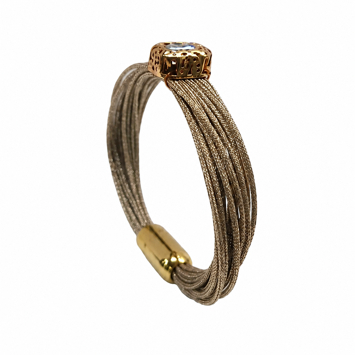 Luna Bracelet - Rectangular Champagne