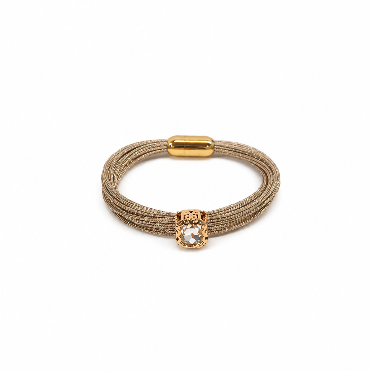 Luna Bracelet - Rectangular Champagne