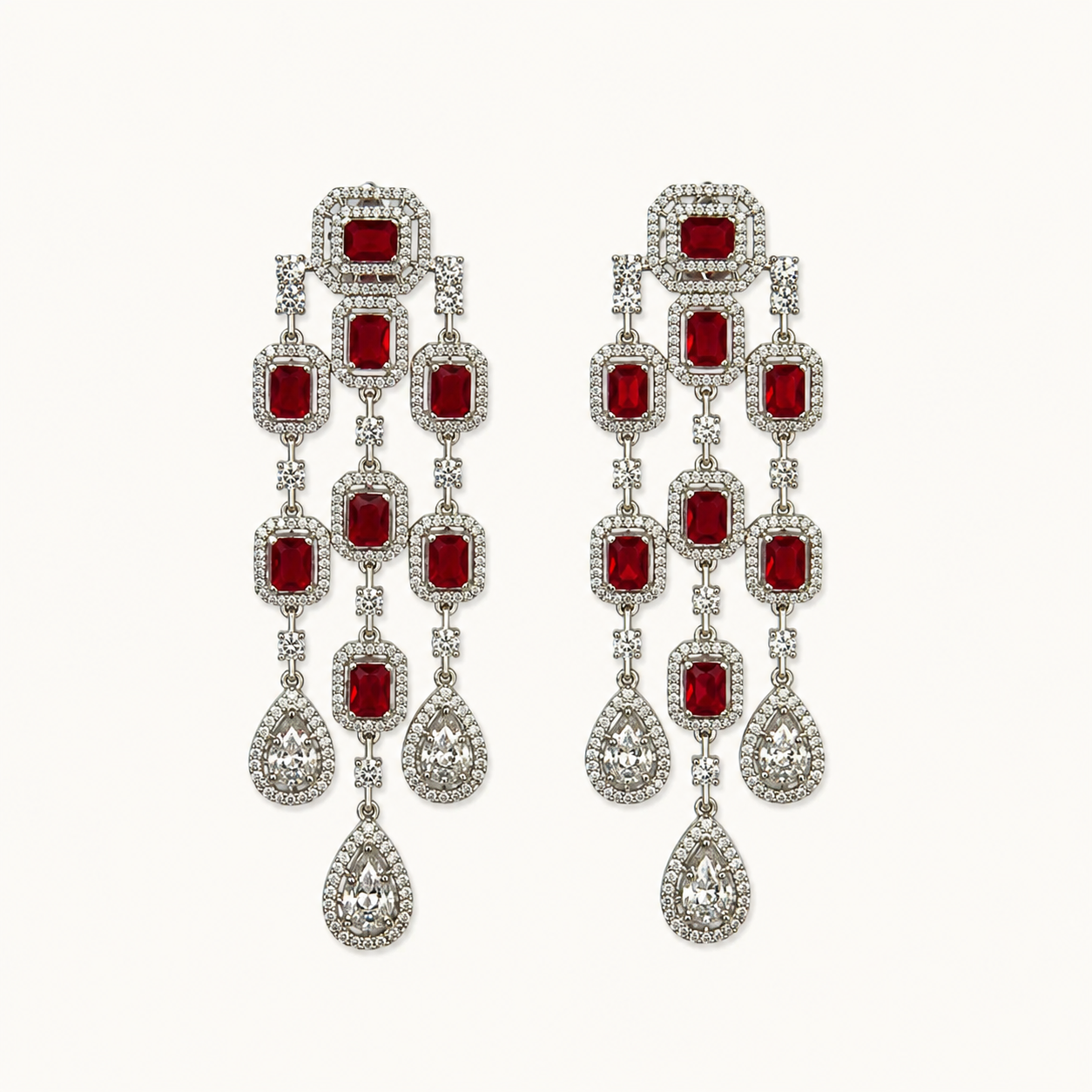 Diamond Chandelier Earrings