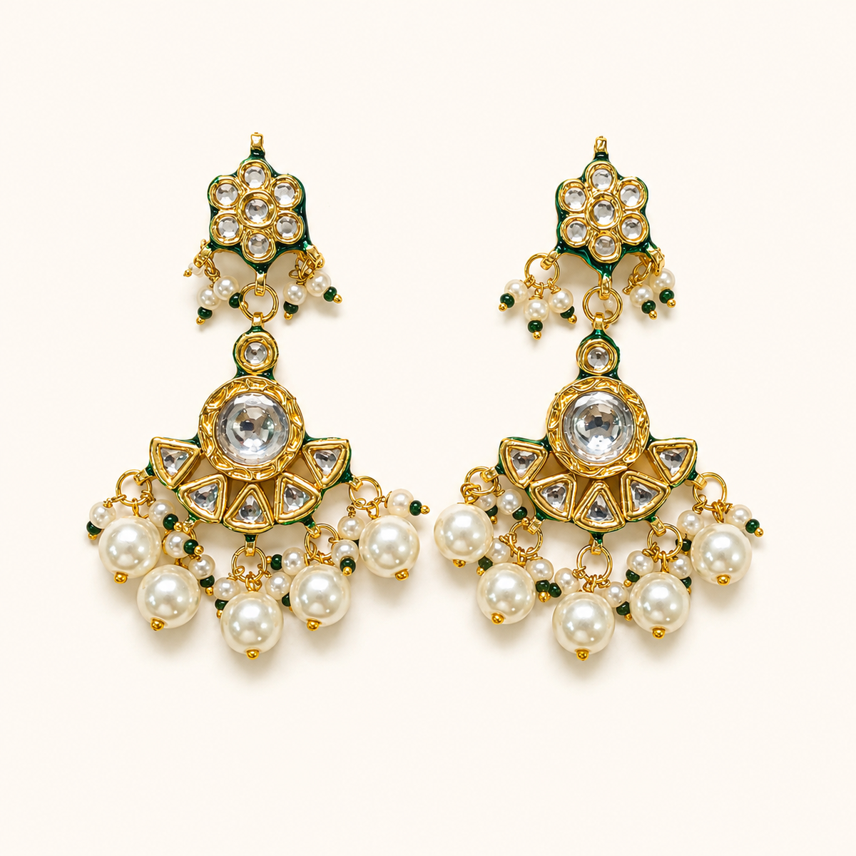Meher Collection - Pearl & Mint Bagh Set