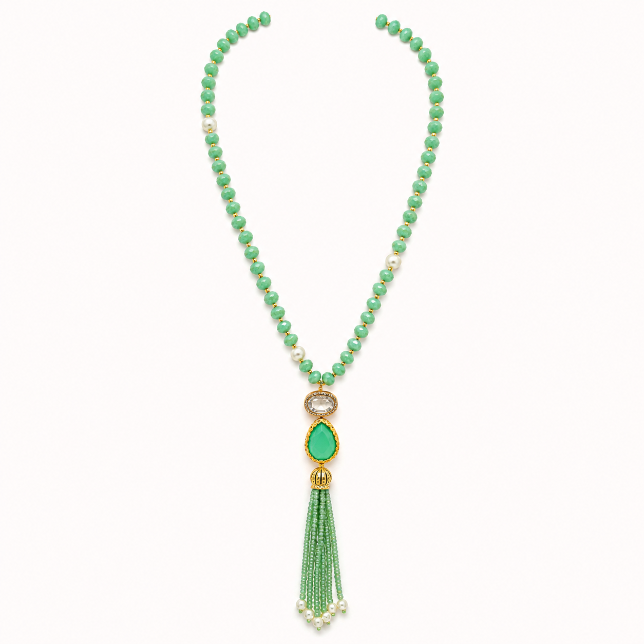 Jade Cascade Lariat