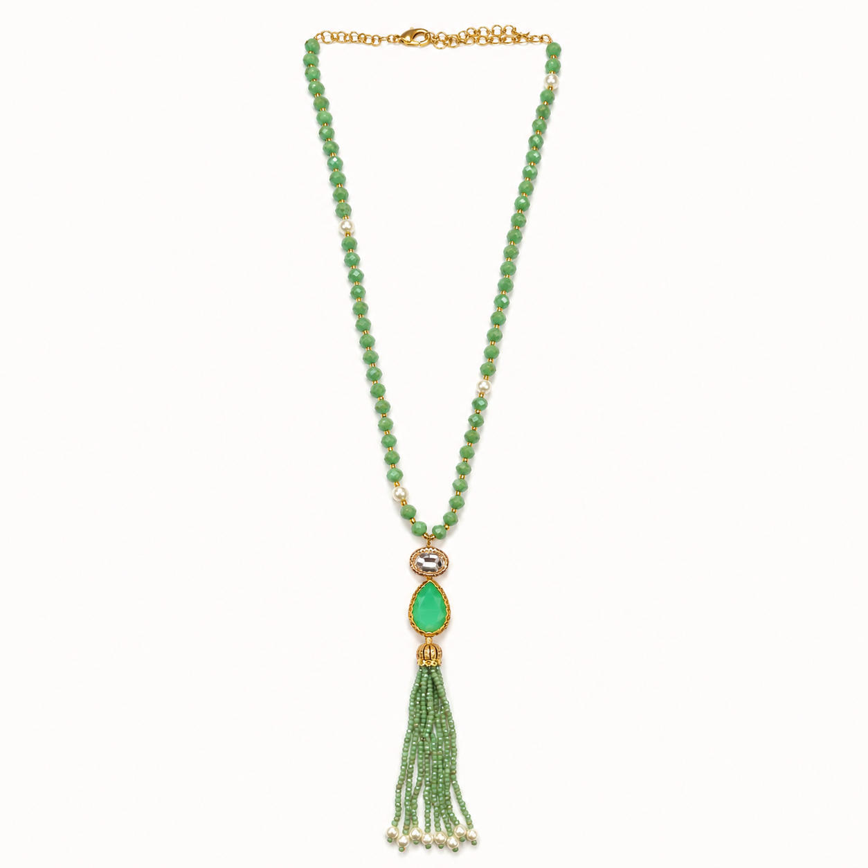 Jade Cascade Lariat