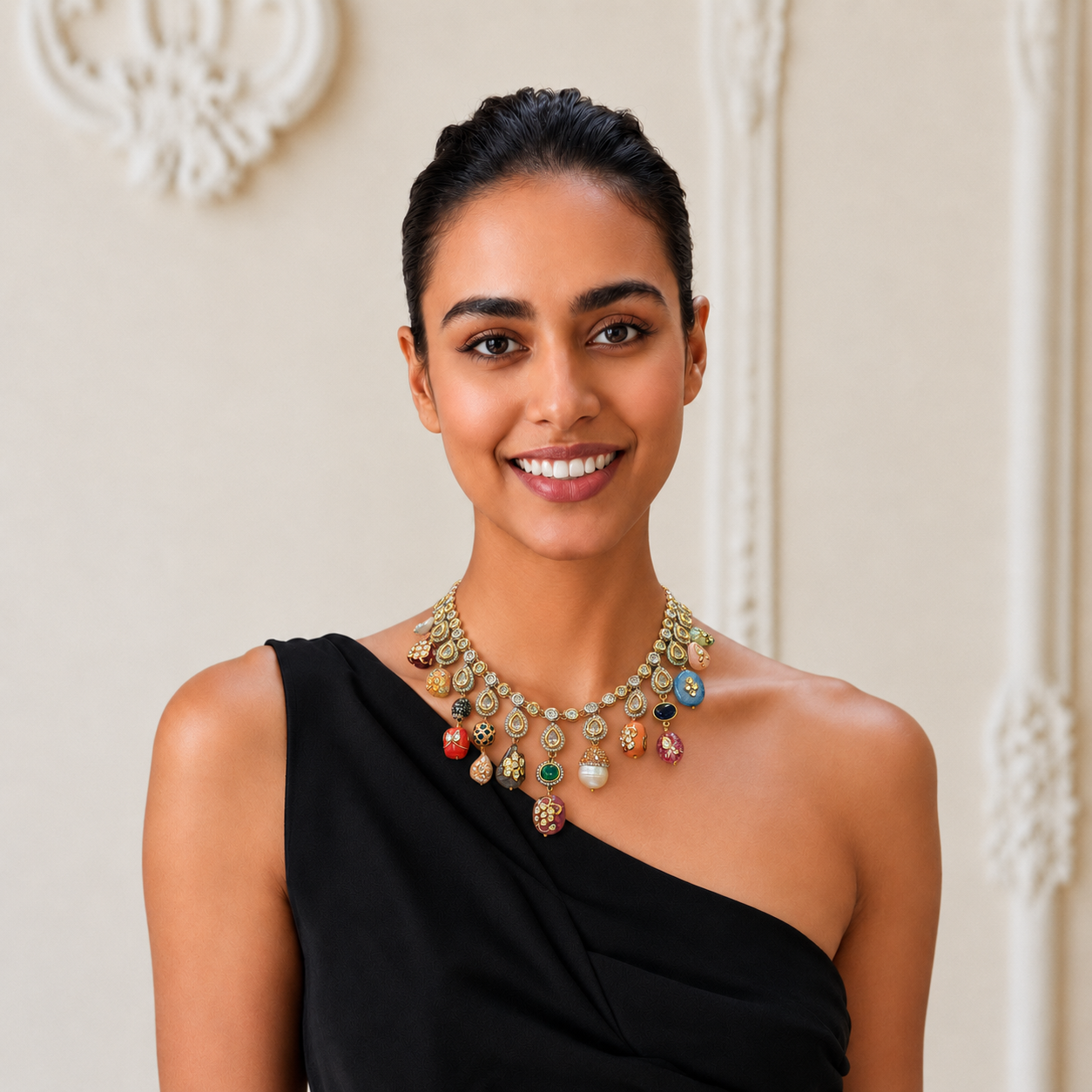 Vintage Charm Stone Neckalce