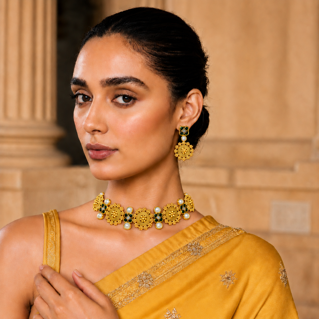 Zarina Floral Necklace