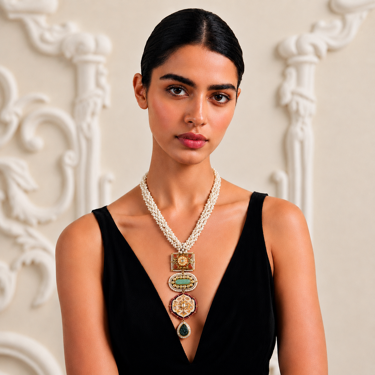 Noor Mahal Pearl Necklace