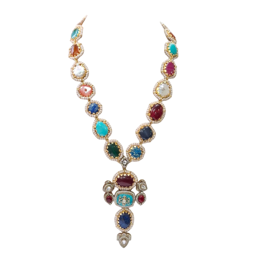 Navratna Royale Necklace Set