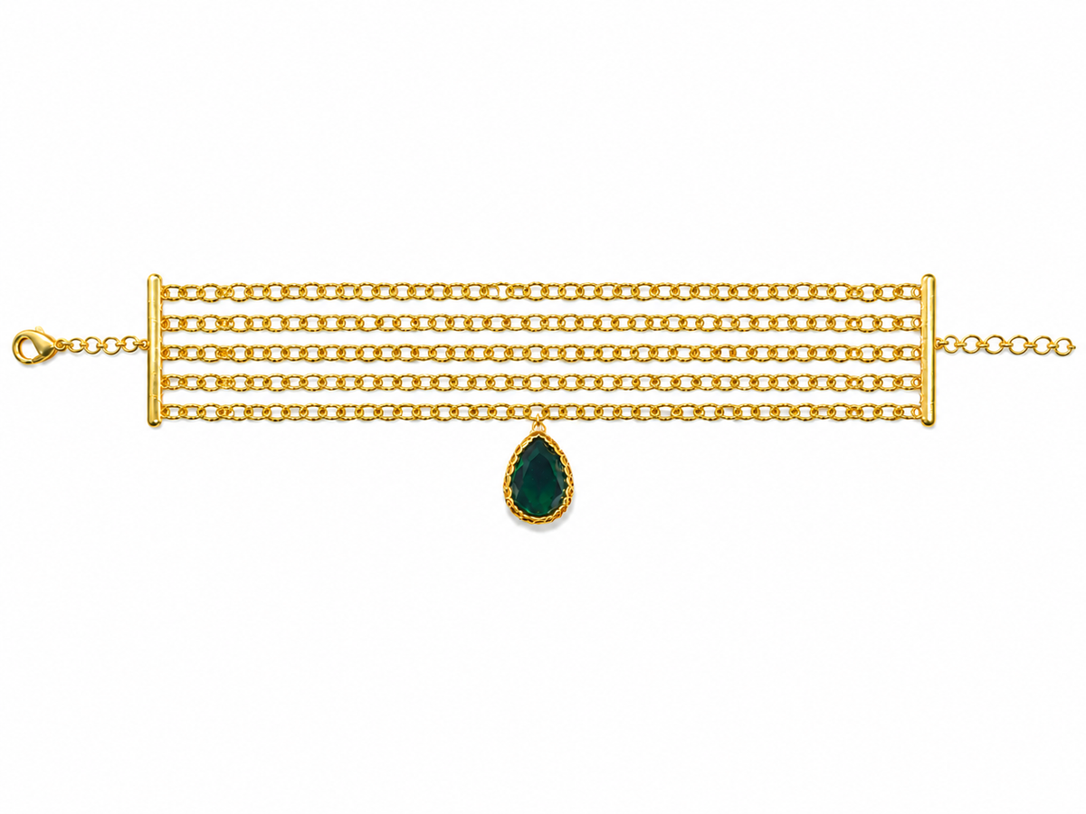 Aster Choker - Green  Drop
