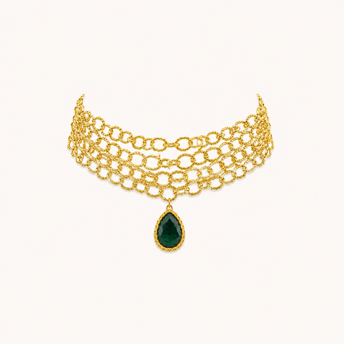 Aster Choker - Green  Drop